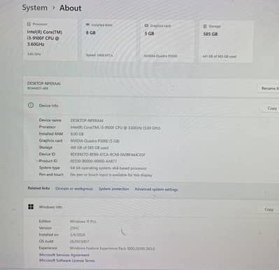 Intel Core i3 9th Generation Desktop PC for Sale