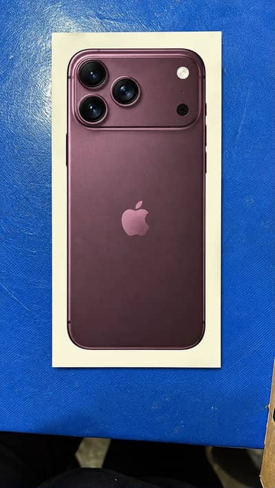 Iphone 18 pro 256GB burgundy box pack