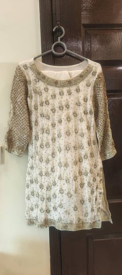 Garara bridal dress with jewelry for nikkah
