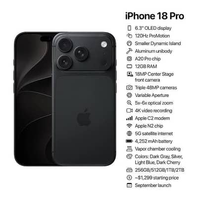 Apple iPhone 18 Pro