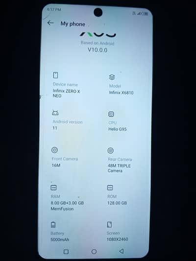 Infinix Zero X Neo