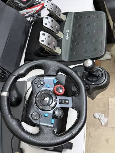 Logitech G29 Steering Wheel + Gear Shifter + Pedals