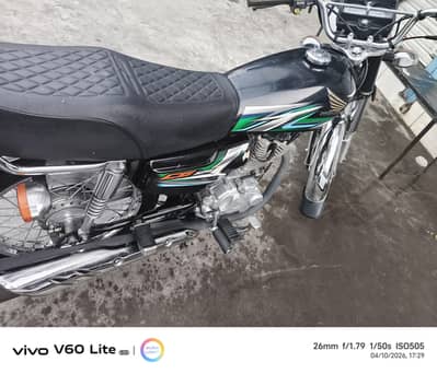 Honda 125 black neat and clean for sale in Lahore