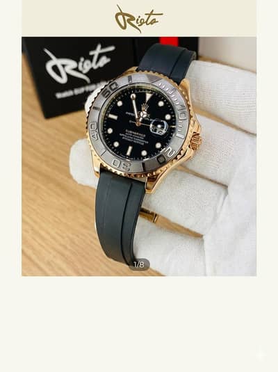 Men's Luxury Gold & Black Automatic Watch