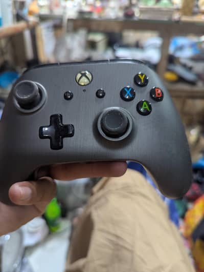 Official PowerA Wired Xbox Controller - Brushed Gunmetal Metal Finish