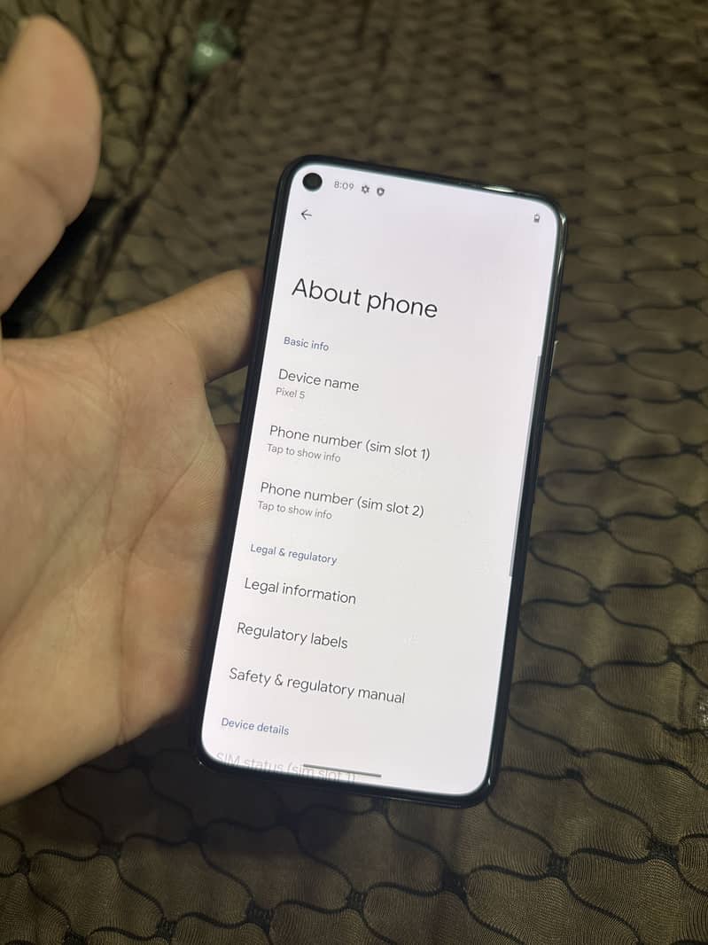 Google Pixel 5 7