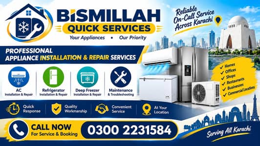AC / Fridge repairing & installation service