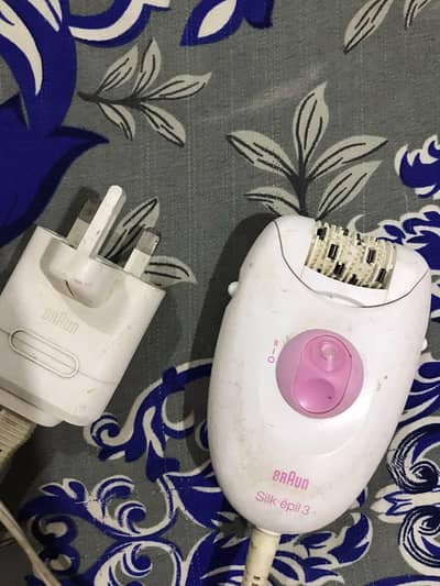 braun hair removing machine