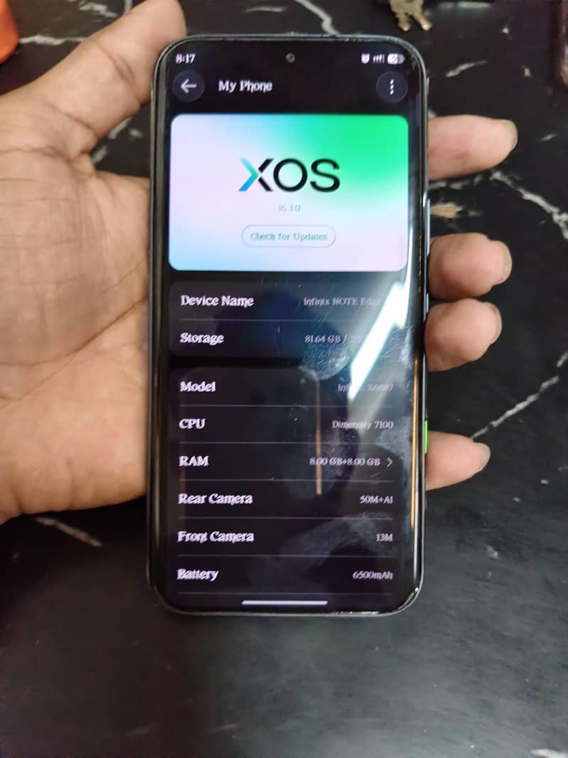 Infinix Note Edge 8/256 0