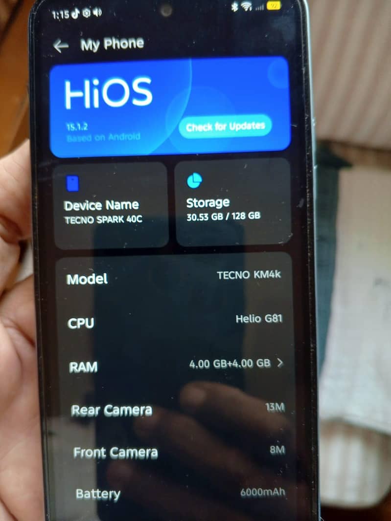 Tecno spark 40c 9