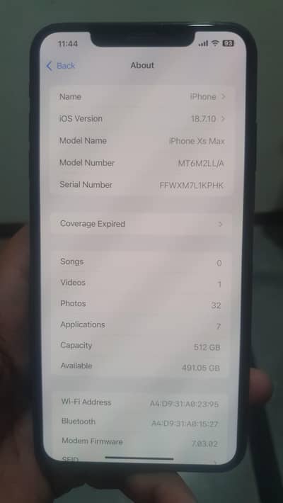 Apple iPhone XS Max - 512 GB