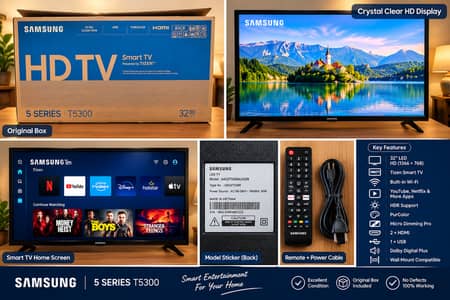 Samsung 32" T5300 Smart TV | Original Box | Excellent Condition