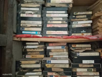 VHS cassetts