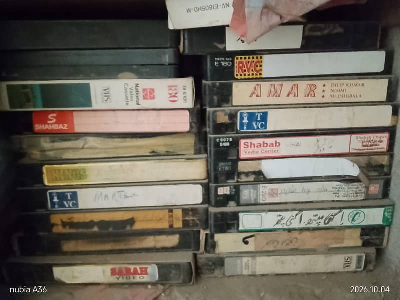 VHS cassetts 1