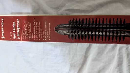 Westpoint Deluxe Hair Curler & Straightener