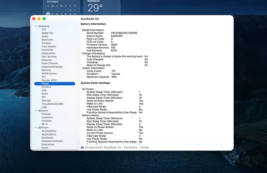 Macbook M2 Air 9