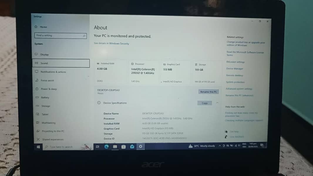 Acer cromebook 0