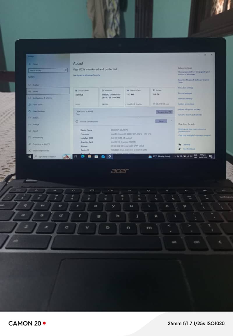 Acer cromebook 3