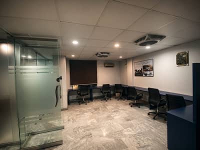Furnished Office Available In Rent At Shahrae Faisal.