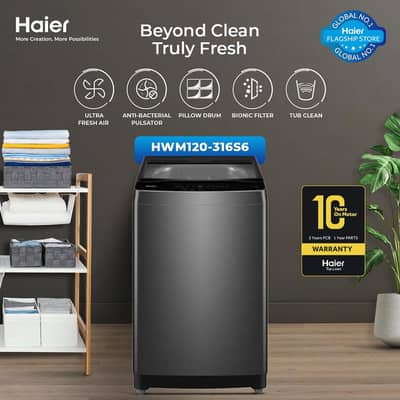 Haier Washing Machine 12KG – Brand New / Pen Pack – Official Warranty