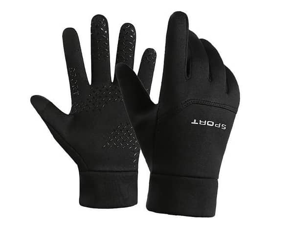 Winter Gloves Men Women Touchscreen Cold Weather Gloves Thin Lining Stretch Work Glove Lightweight Non-Slip Hiking Glove  R5865
