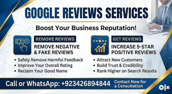 Google Reviews Selling and Removing Service Provided