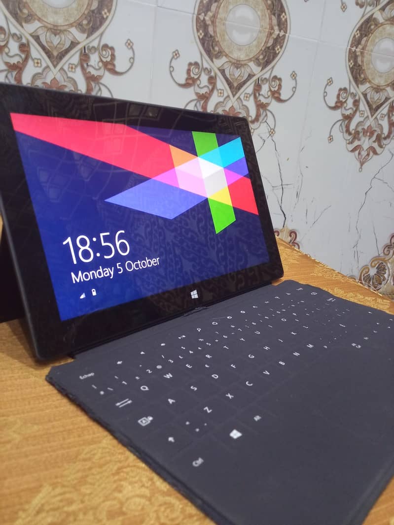 Microsoft surface on tab 0