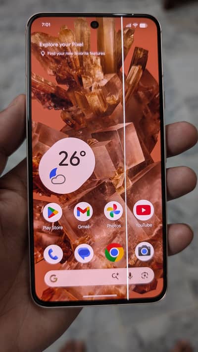 Google Pixel 8, 8/128GB PTA Approved | CP | Rose | Single Line