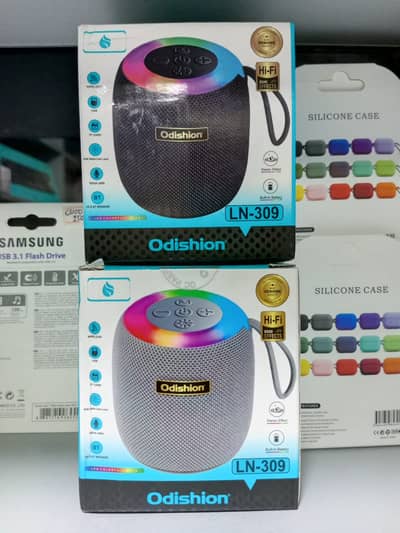 Odishion LN-309 Portable Bluetooth Speaker with RGB Rainbow Lights