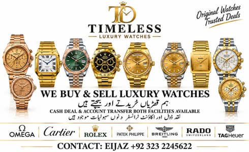 PRE-OWNED WATCHES BUYER Rolex Cartier Omega Hublot Chanel Corum Rado