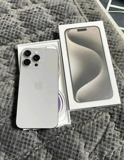 Apple iPhone 15 Pro Max PTA Approved with Complete Box