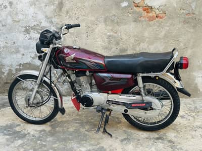 honda cg125 2023 model one hand use all documents engine no open