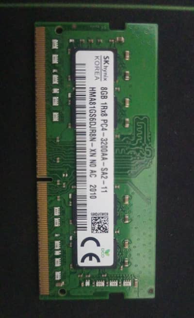SK hynix 8GB DDR4 3200 MHz pulled Laptop RAM