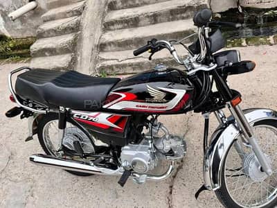 Honda CD 70 Black Colour