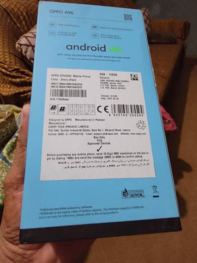 OPPO A96