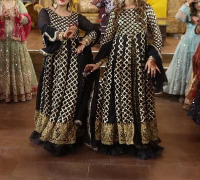 gown and lehnga only one time used