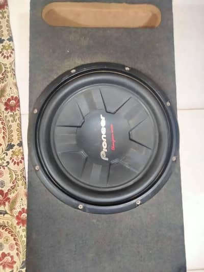 1 pioneer woofer