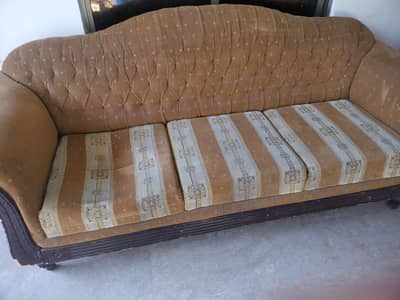 3 seater sofa and table