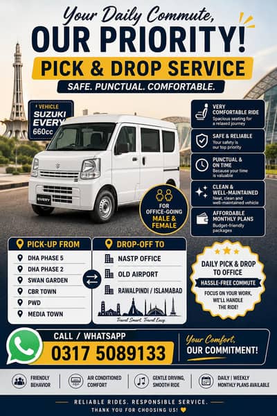 Pick & drop available
