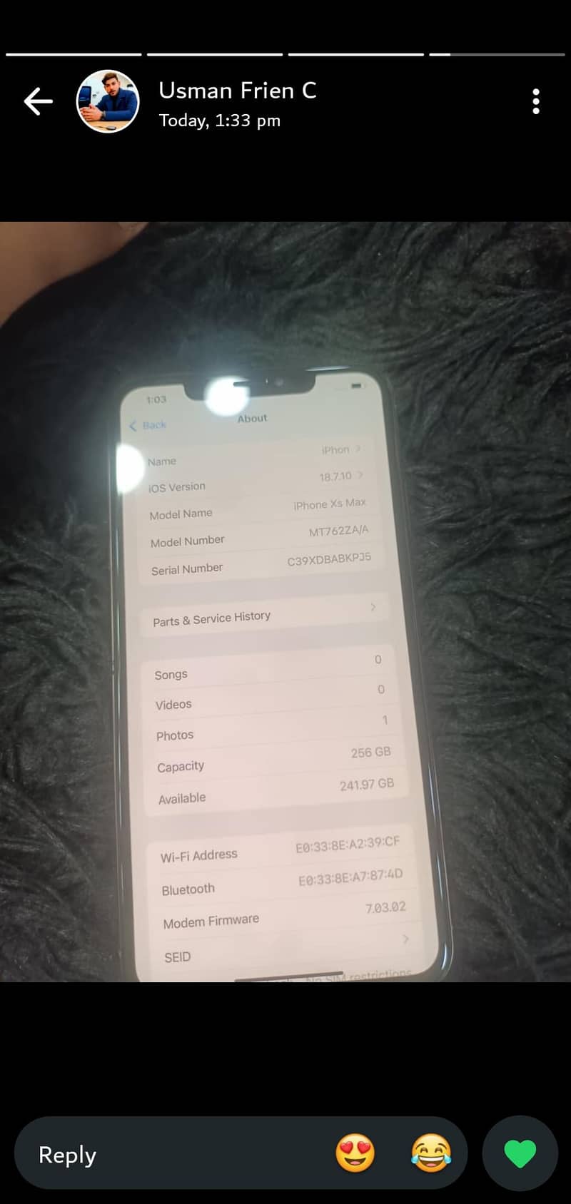 Apple iPhone XS Max 1