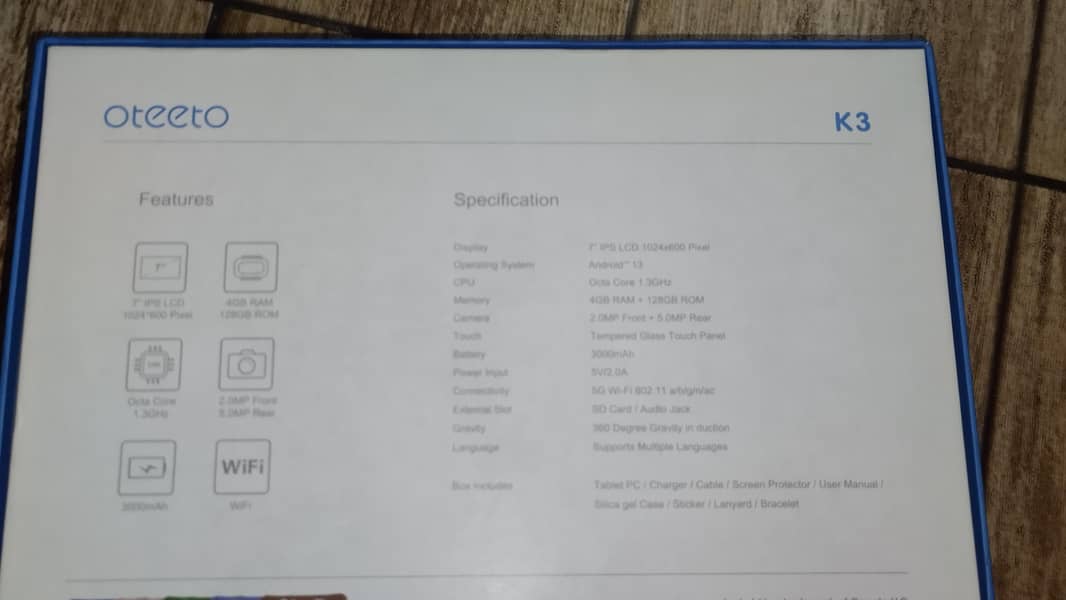 OTEETO K3 TAB 7