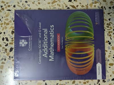 Cambridge O level additional Maths book (sealed) new