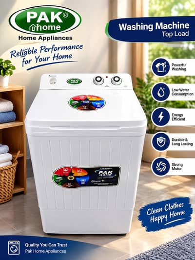 Pure white plastic Washing Machine
