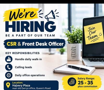 Required Female for office.