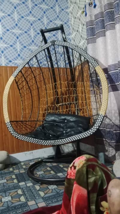 Luxury Iron Egg Swing Chair Jhoola