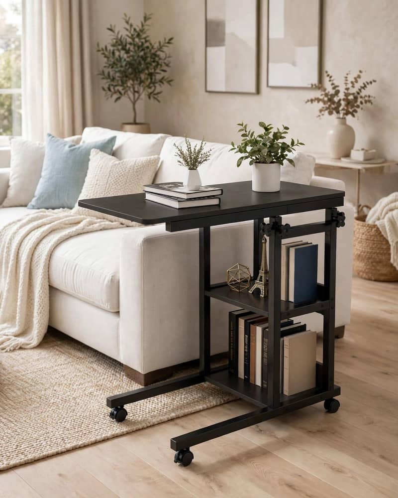 Movable Laptop Table - Adjustable Computer Table 2