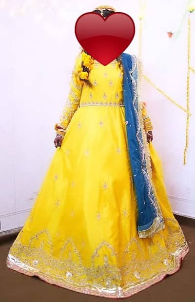 Dress/ bridal dress/ wedding dress/mahndi dress/ bridal dress