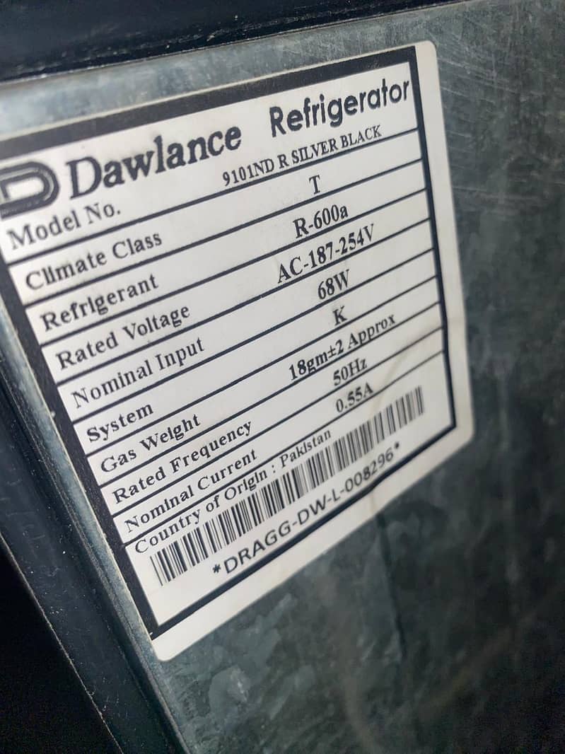 Dawlance mini refrigerator 6