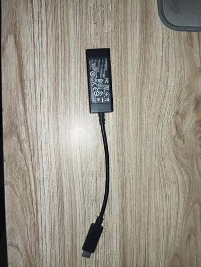Lenovo Ethernet to C type almost new