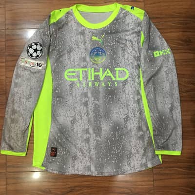 Manchester City 25/26 Away Full Sleeve Football Jersey